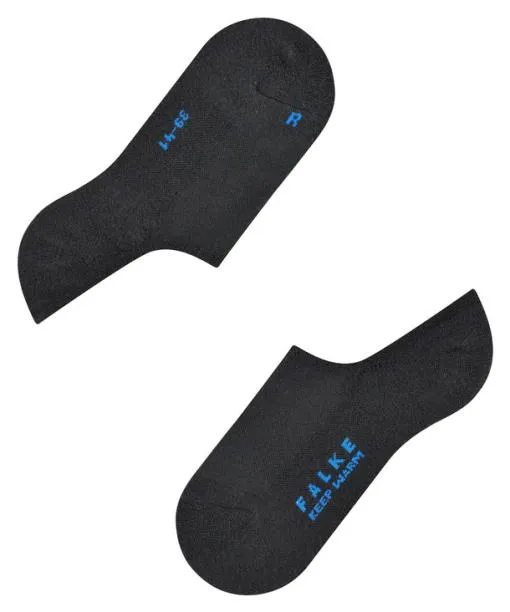 Women Keep Warm Women No Show Socks Black FALKE No Show Socks