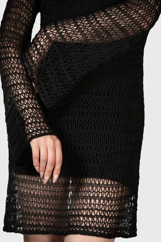 Women Knitted Killstar Rebecca039s Rage Knit Dress