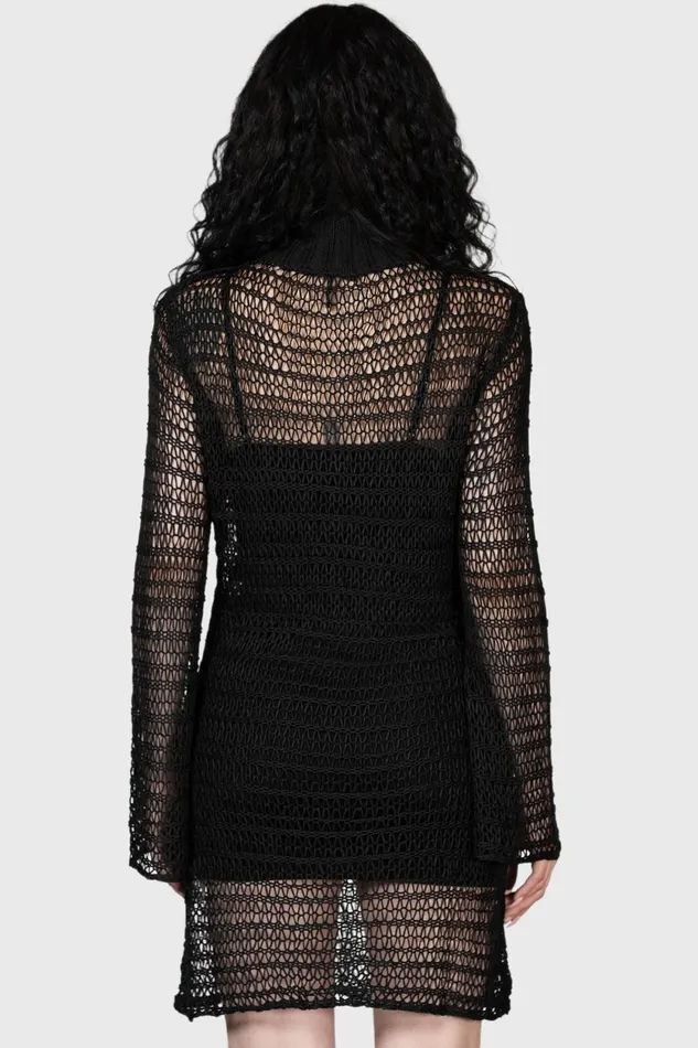 Women Knitted Killstar Rebecca039s Rage Knit Dress