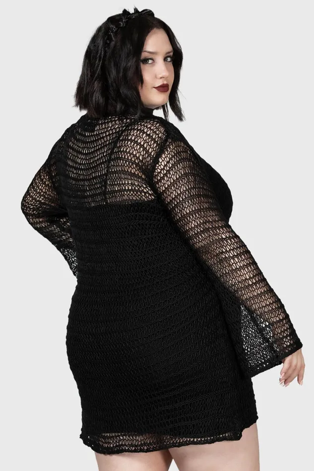Women Knitted Killstar Rebecca039s Rage Knit Dress