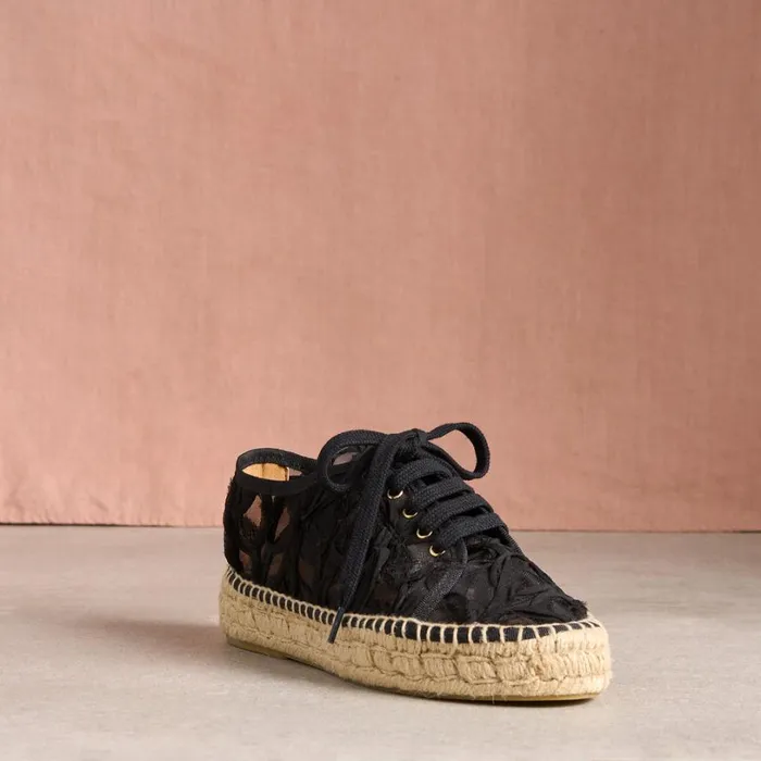 Women Lace Petals Sneaker Black Sundance Catalog Shoes Women Lace Petals Sneaker Black Sundance Catalog Shoes