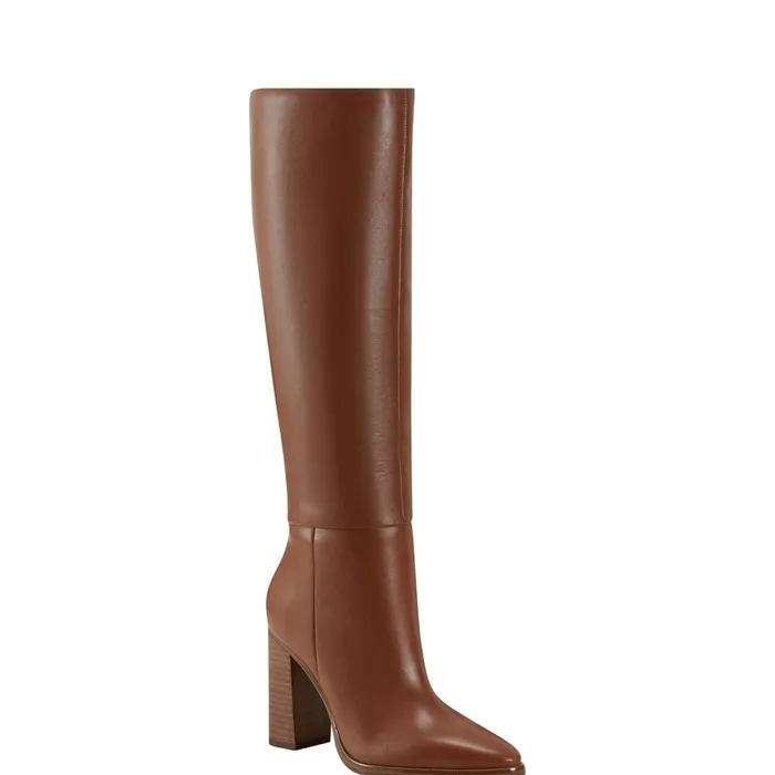 Women Lannie Dress Boot Medium Natural Marc Fisher Boots and Booties