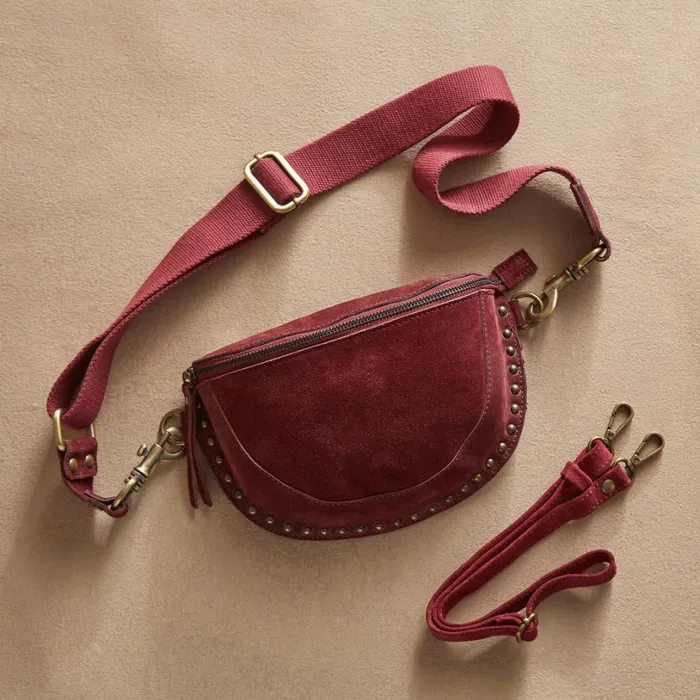 Women Lechero Belt Bag Wine Sundance Catalog Handbags