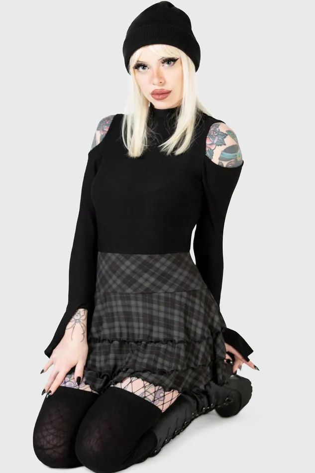 Women Long Sleeves Killstar Branwen Top
