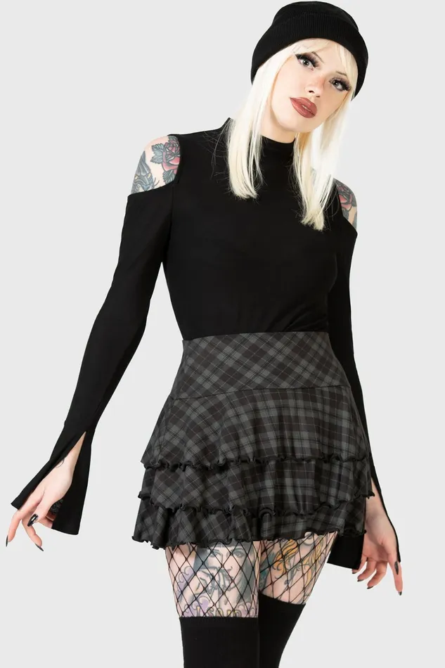Women Long Sleeves Killstar Branwen Top