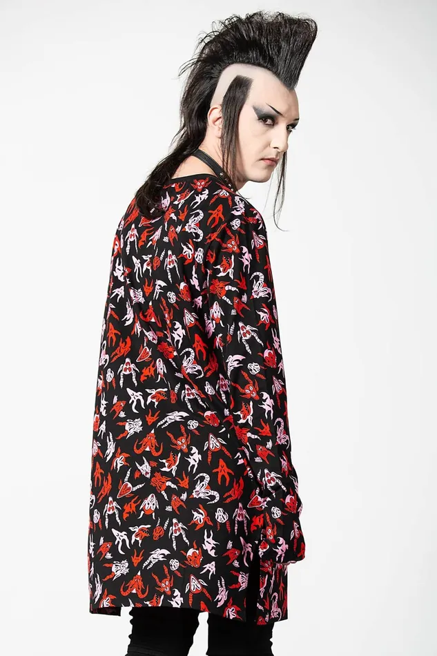 Women Long Sleeves Killstar Demoniac Long Sleeve Top