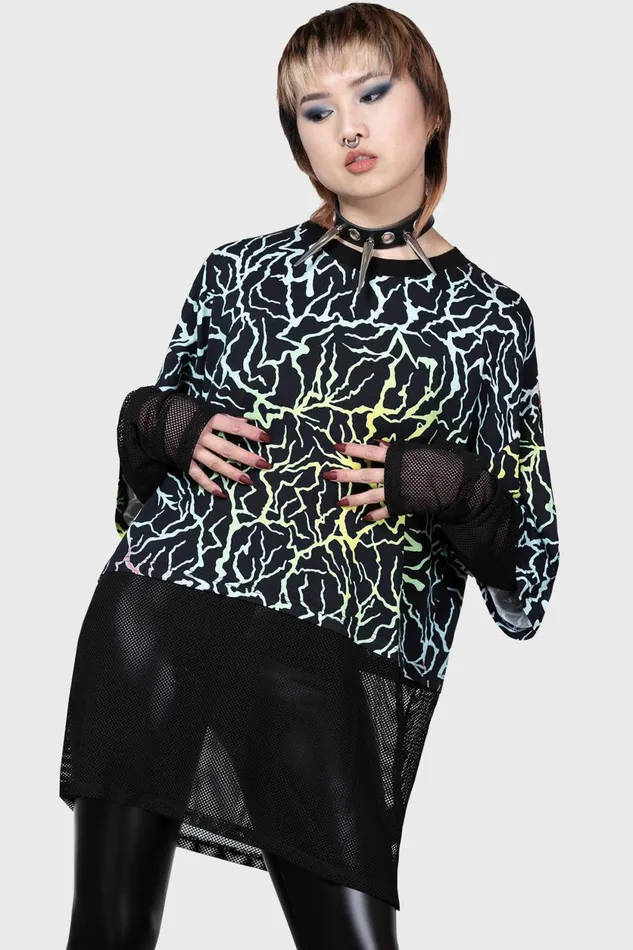 Women Long Sleeves Killstar Heaven Sent Top