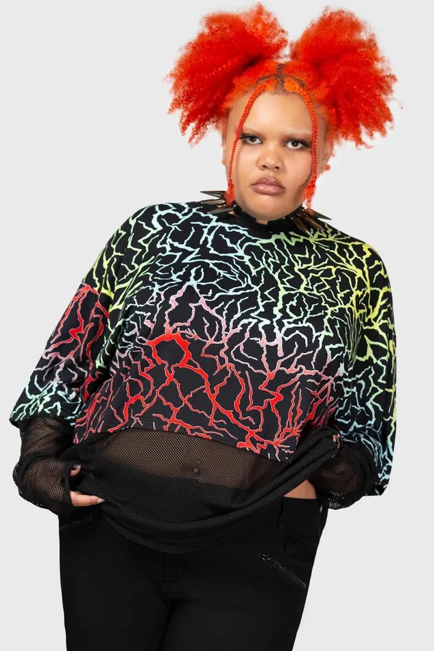 Women Long Sleeves Killstar Heaven Sent Top