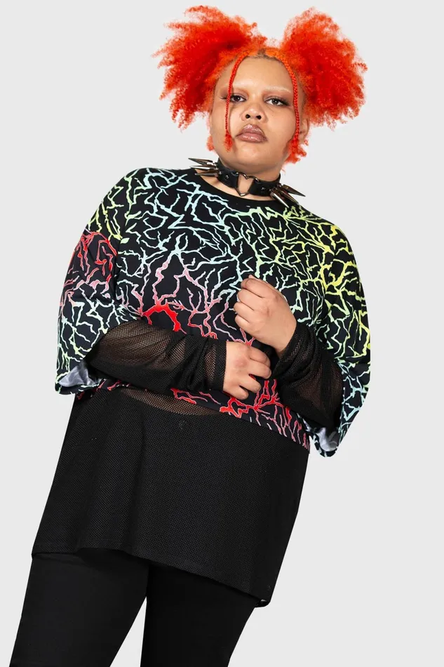 Women Long Sleeves Killstar Heaven Sent Top