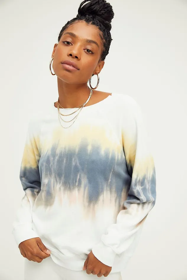 Women Loungewear Free People Baja Burst Sommers Sweat Tie Dye