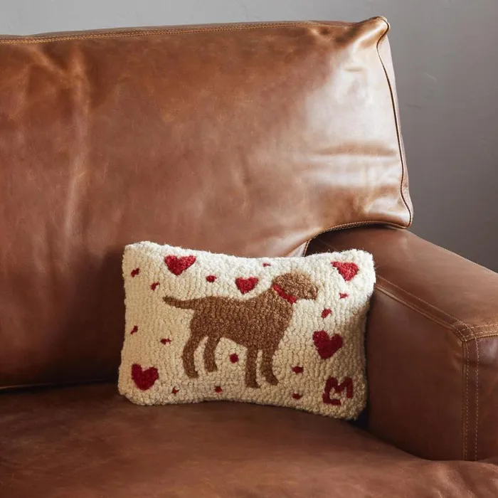 Women Lovable Lab Mini Pillow Black Sundance Catalog Decor
