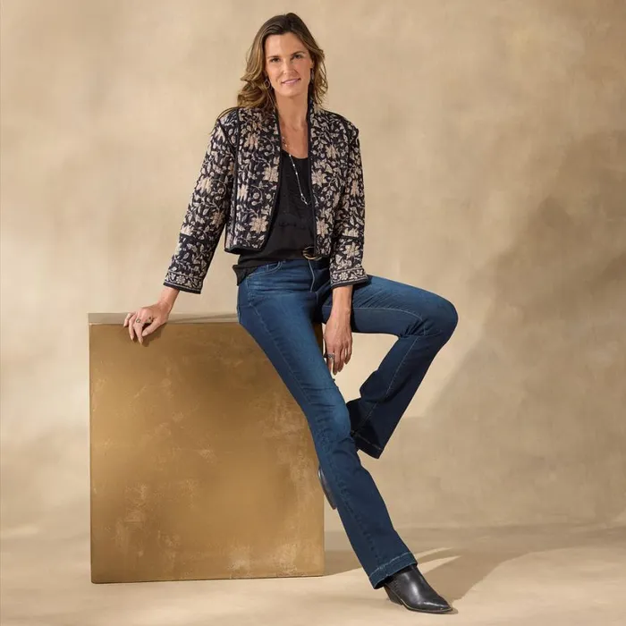 Women Magnolia Dali Jacket Black Floral Sundance Catalog Jackets and Coats Women Magnolia Dali Jacket Black Floral Sundance Catalog Jackets and Coats