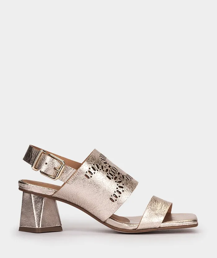 Women Manarola Metallic 8211 Heeled Sandals Pedro Miralles