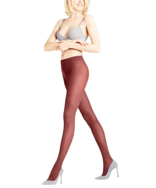 Women Matt Deluxe 30 DEN Women Tights Brick FALKE Tights and Leggings