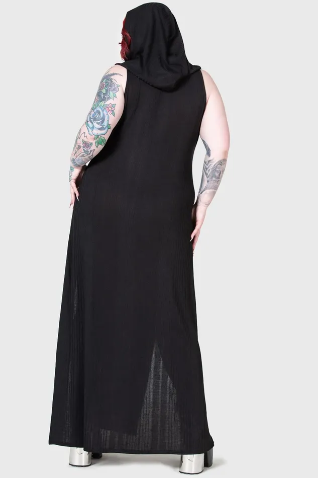 Women Maxi Killstar Hexin Hooded Dress