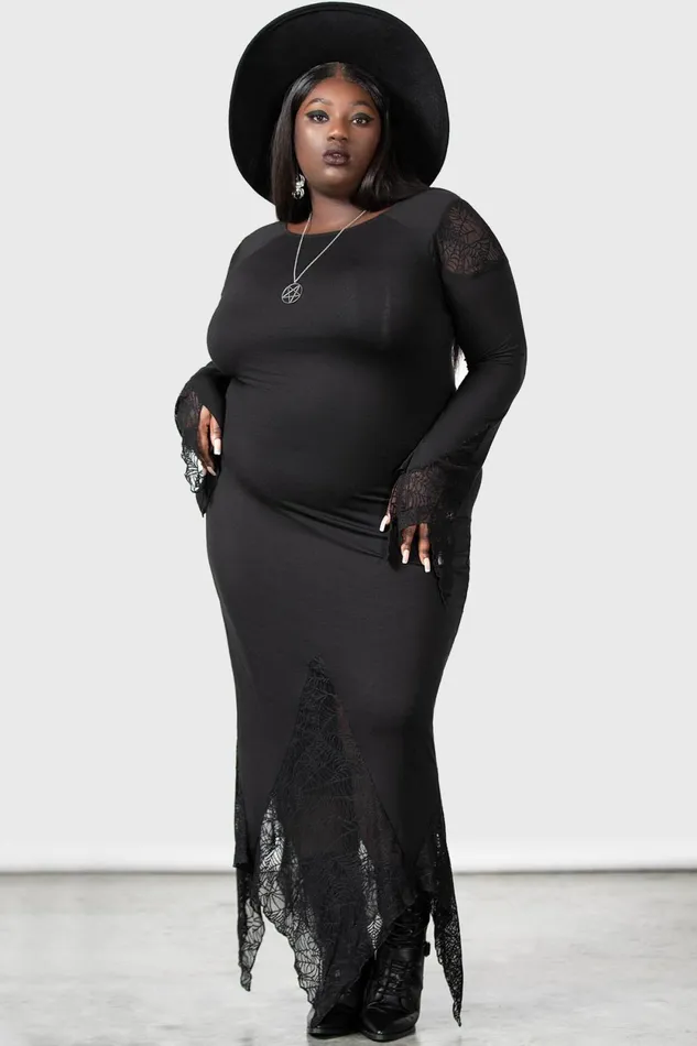 Women Maxi Killstar Spiderella Dress