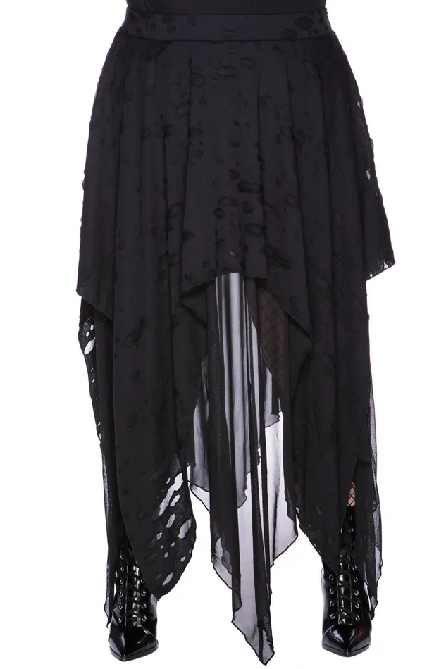 Women Maxi Skirts Killstar Death Valley Skirt
