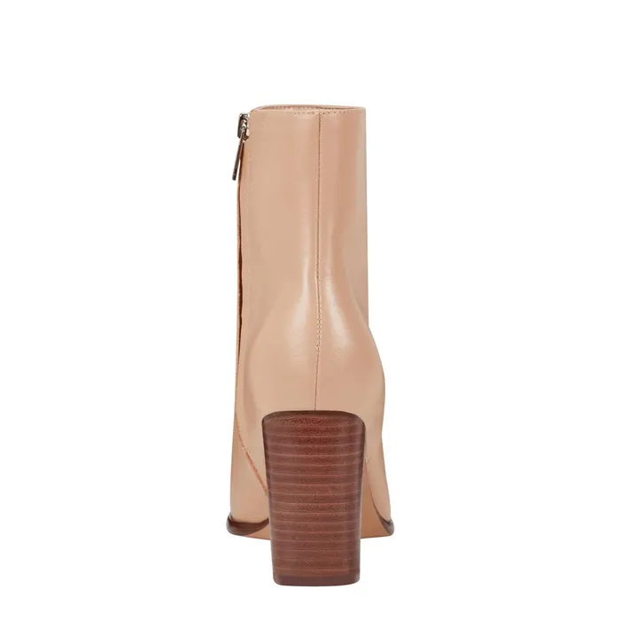 Women Melysa Dress Bootie Light Natural Leather Marc Fisher Boots and Booties