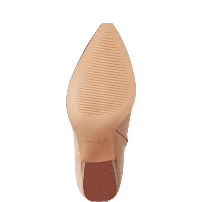 Women Melysa Dress Bootie Light Natural Leather Marc Fisher Boots and Booties