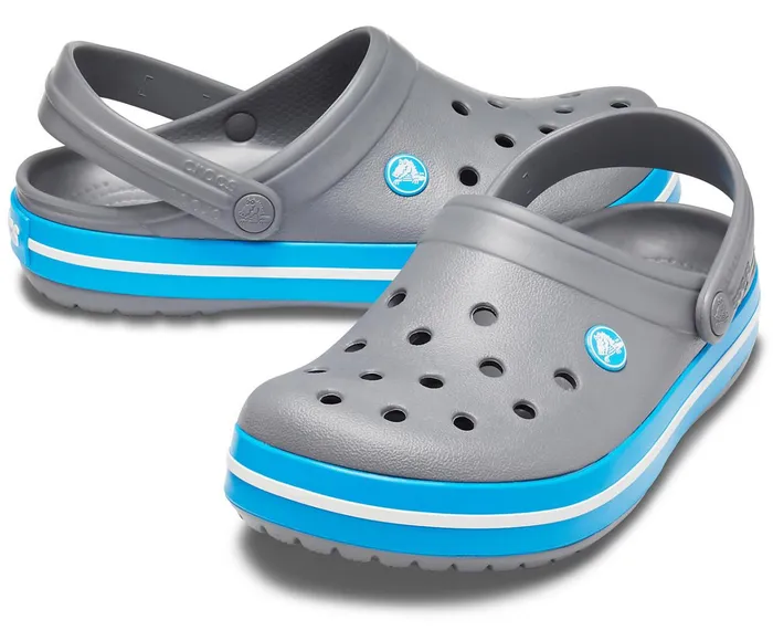 WomenMen Crocband Clog Charcoal Ocean Crocs Clogs