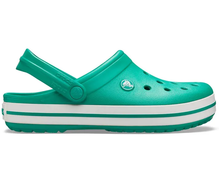 WomenMen Crocband Clog Deep Green White Crocs Clogs