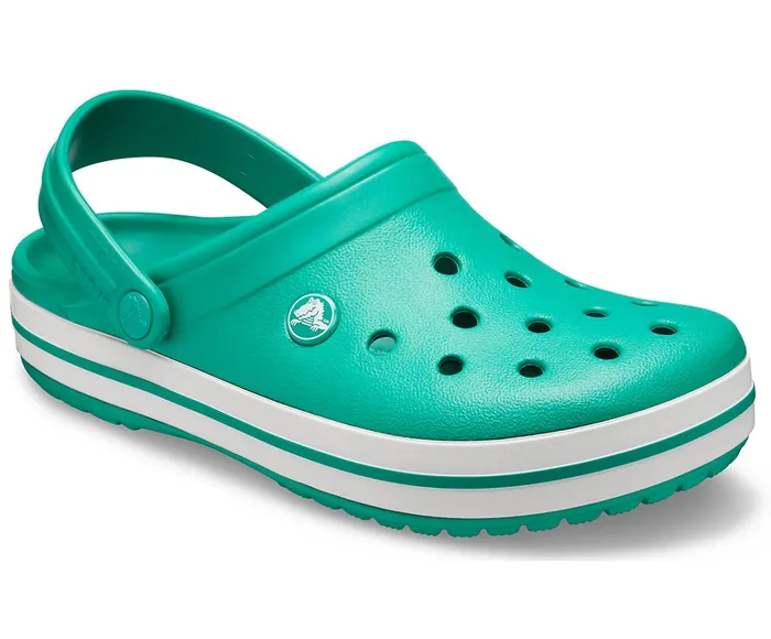 WomenMen Crocband Clog Deep Green White Crocs Clogs