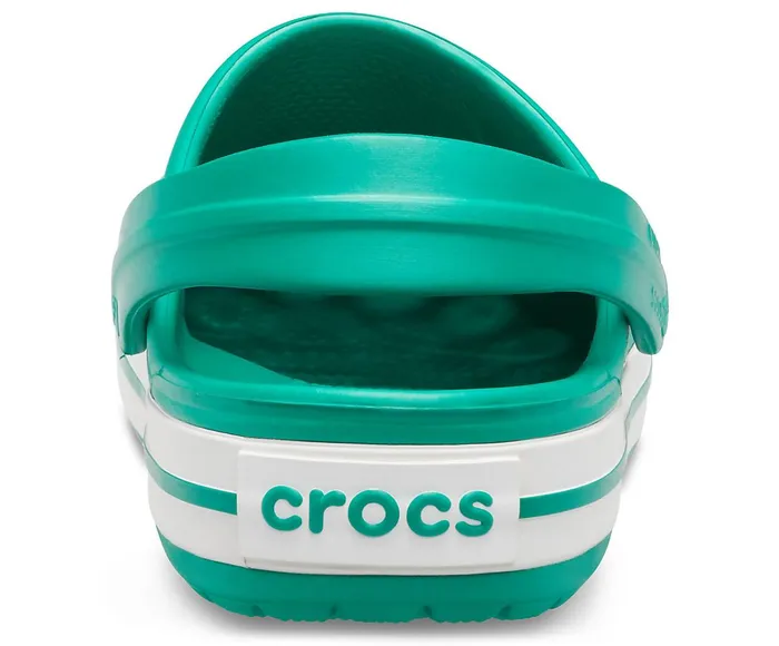 WomenMen Crocband Clog Deep Green White Crocs Clogs