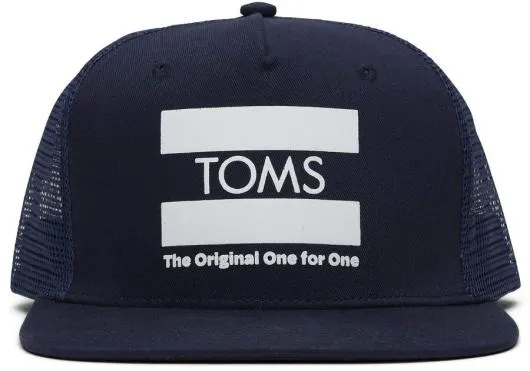 WomenMen Original One For One Trucker Hat Navy TOMS Hats and Beanies