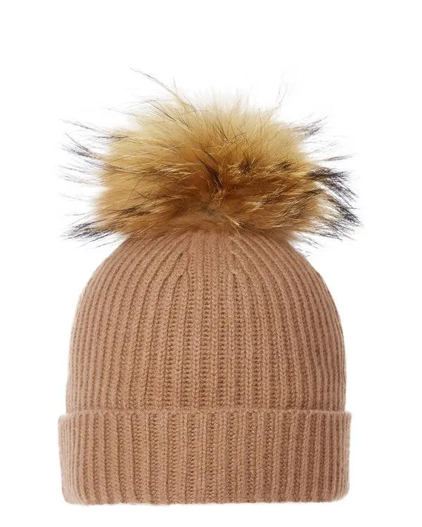 WomenMen Unisex Ribbed Cashmere Hat With Detachable PomIn Dark Camel Brown Dark Camel Brown NPeal Hats WomenMen Unisex Ribbed Cashmere Hat With Detachable PomIn Dark Camel Brown Dark Camel Brown NPeal Hats
