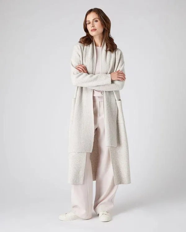 WomenMen Unisex Ribbed Cashmere ScarfIn Pebble Grey Pebble Grey NPeal Cashmere Scarves