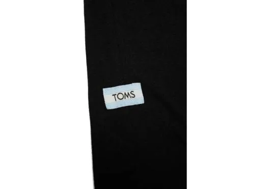 WomenMen Wear Good Short Sleeve Crew Tee Black TOMS Tees
