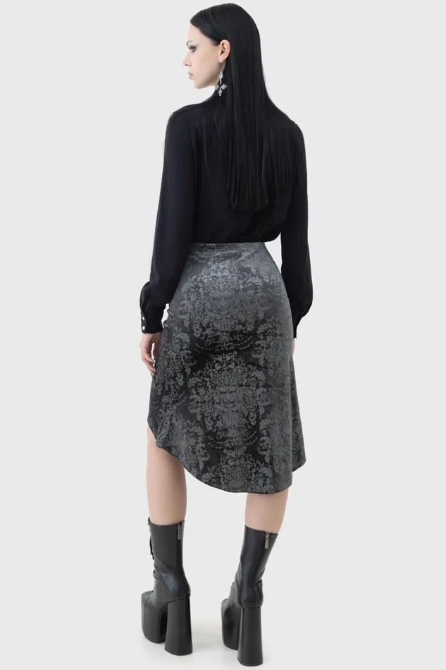 Women Midi Skirts Killstar Haunted Lover Midi Skirt