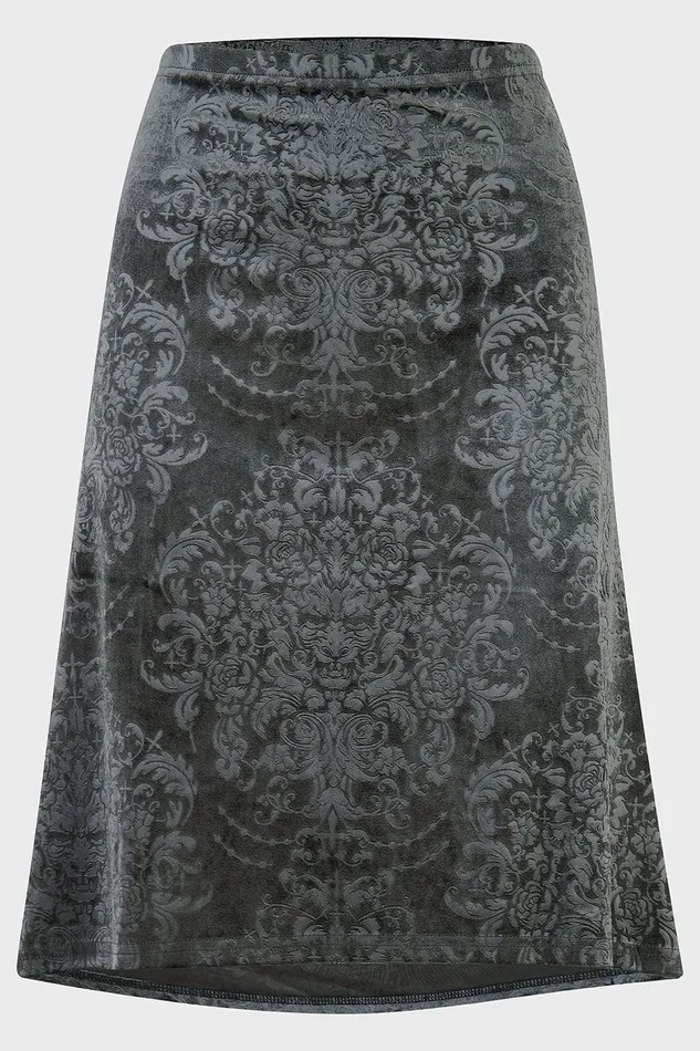 Women Midi Skirts Killstar Haunted Lover Midi Skirt