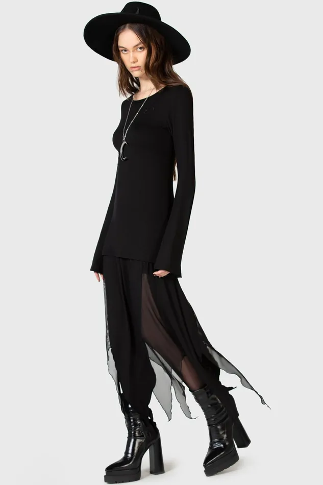 Women Midi Skirts Killstar The Grimmer The Better Midi Skirt