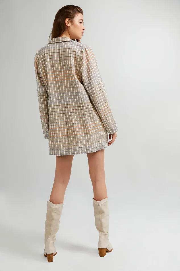 Women Mini Dresses Free People Better Together Set Taupe Combo