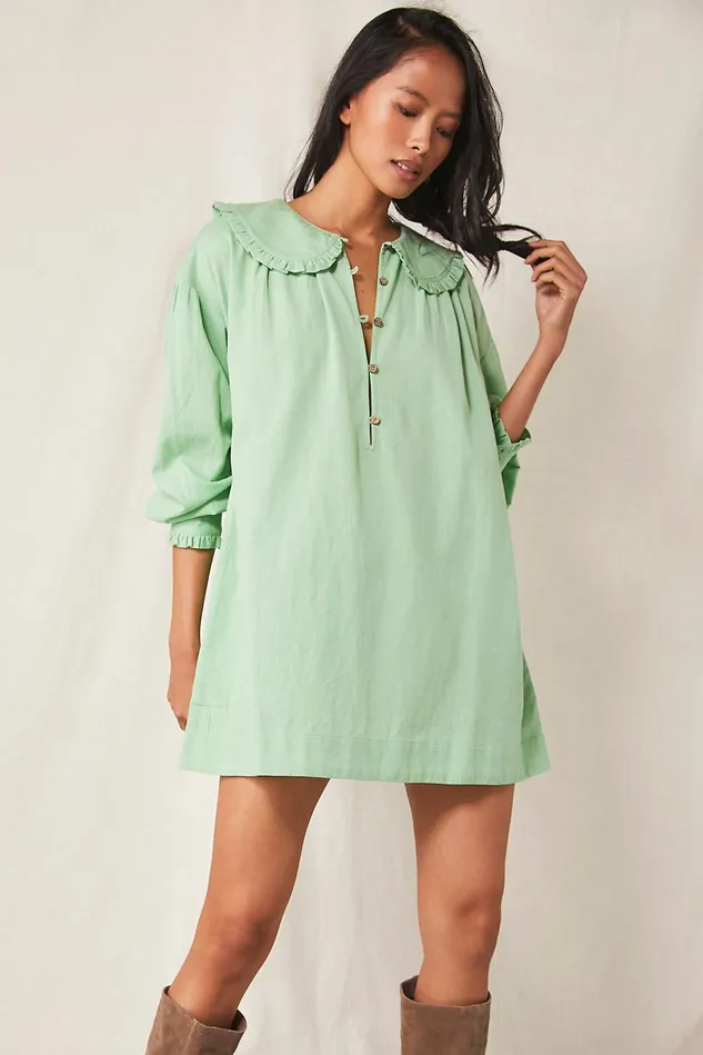 Women Mini Dresses Free People Violette Mini Dress Venice Verdine