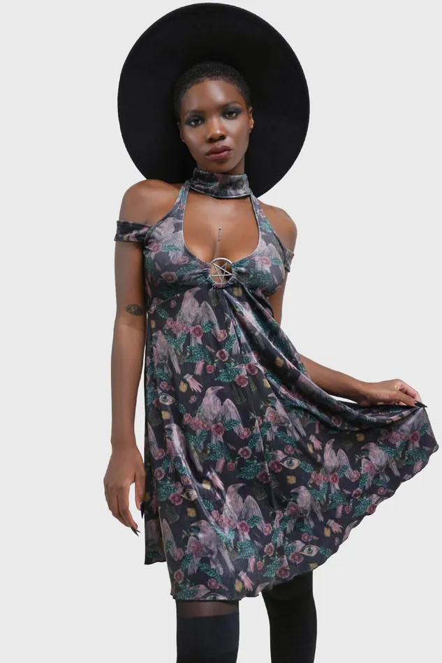 Women Mini Killstar Corax Dress