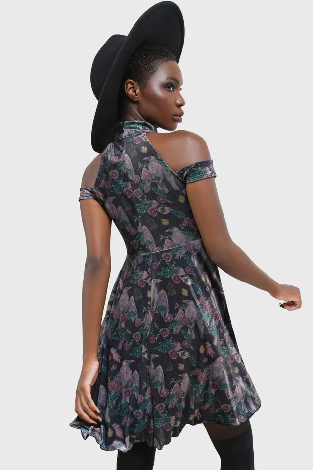 Women Mini Killstar Corax Dress