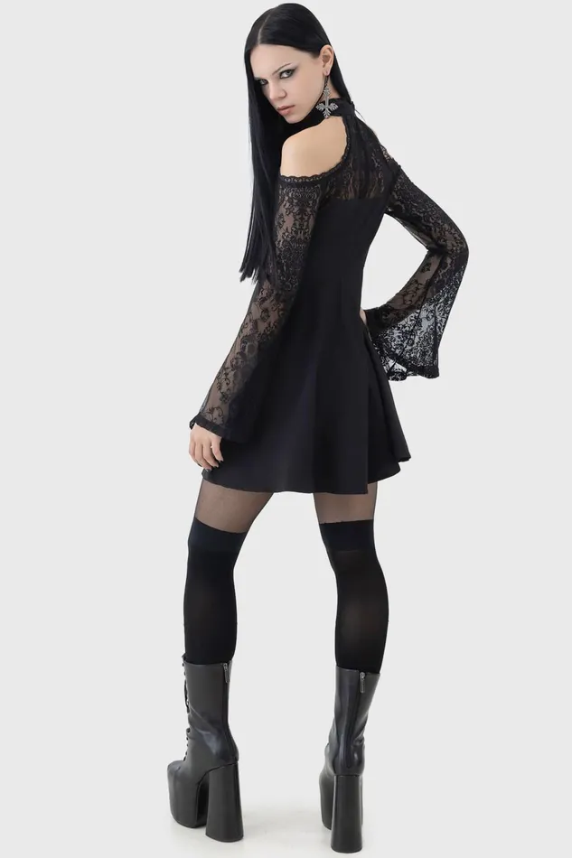 Women Mini Killstar Lost Nostalgia Dress