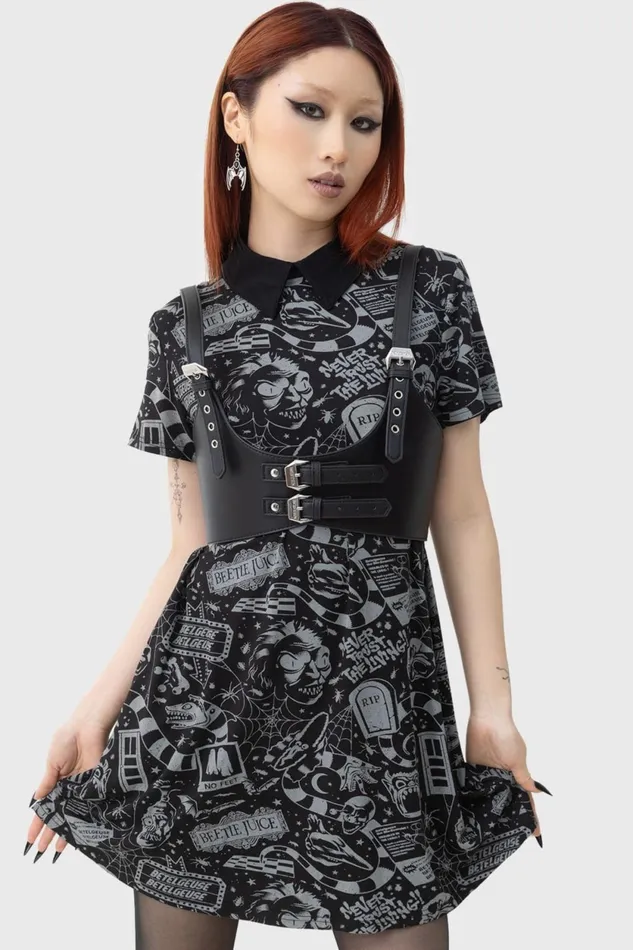 Women Mini Killstar Never Trust The Living Dress