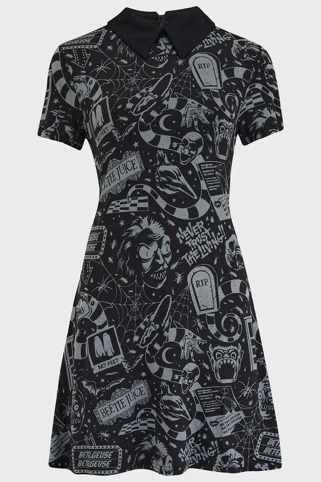 Women Mini Killstar Never Trust The Living Dress
