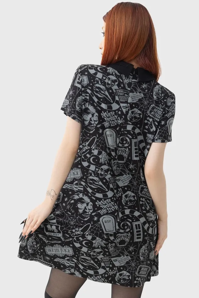 Women Mini Killstar Never Trust The Living Dress