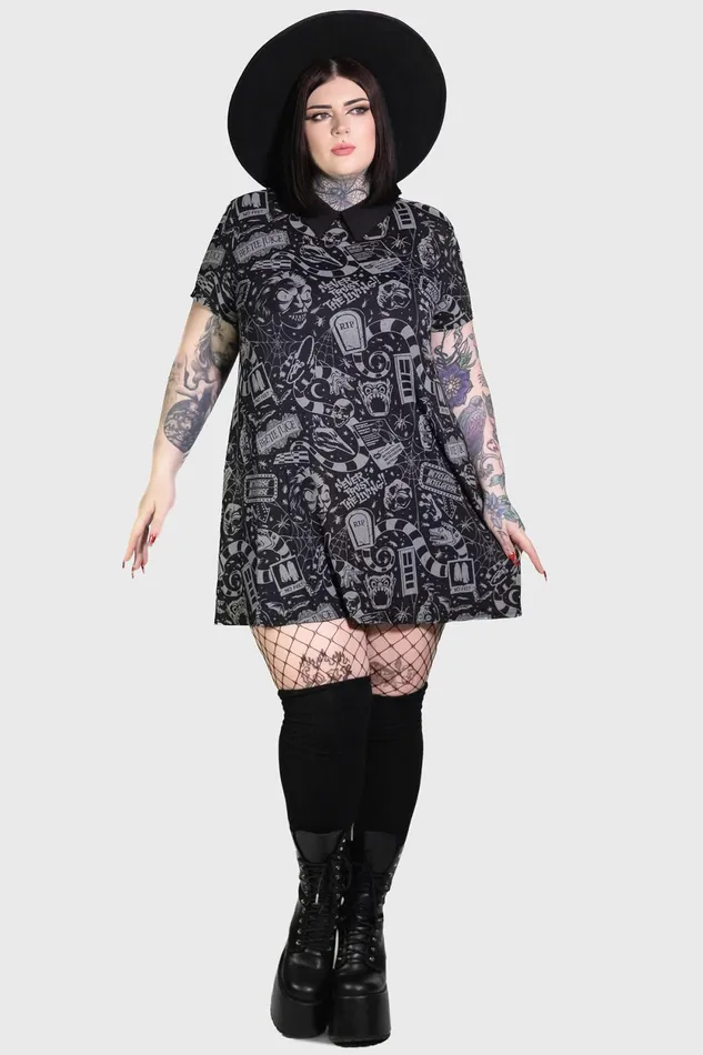 Women Mini Killstar Never Trust The Living Dress
