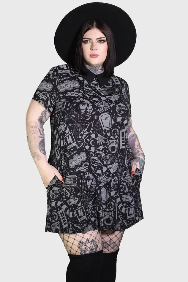 Women Mini Killstar Never Trust The Living Dress