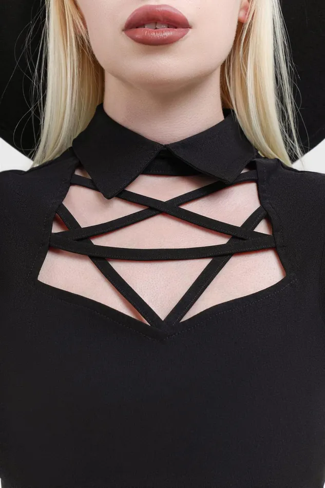 Women Mini Killstar Pentaphase Dress