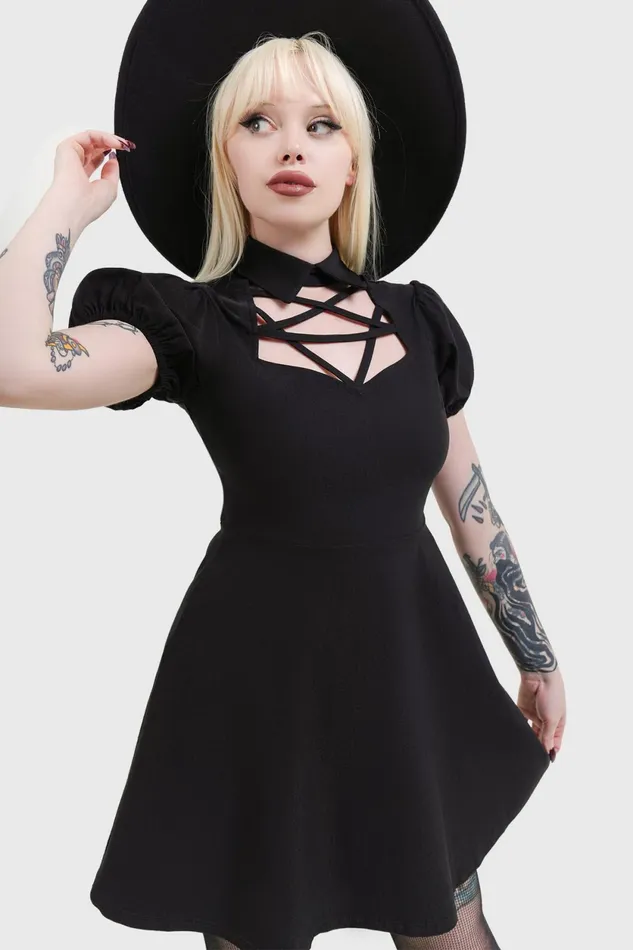 Women Mini Killstar Pentaphase Dress