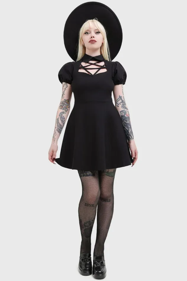 Women Mini Killstar Pentaphase Dress