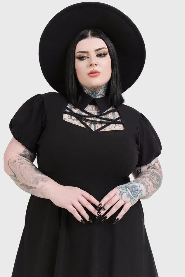 Women Mini Killstar Pentaphase Dress