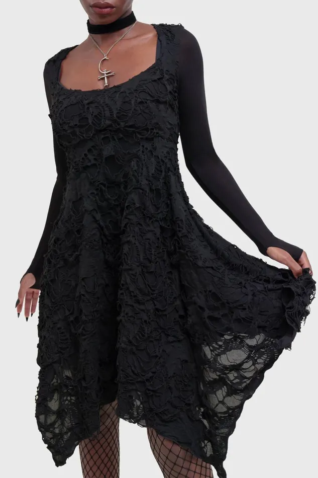 Women Mini Killstar Shadows Hymn Dress