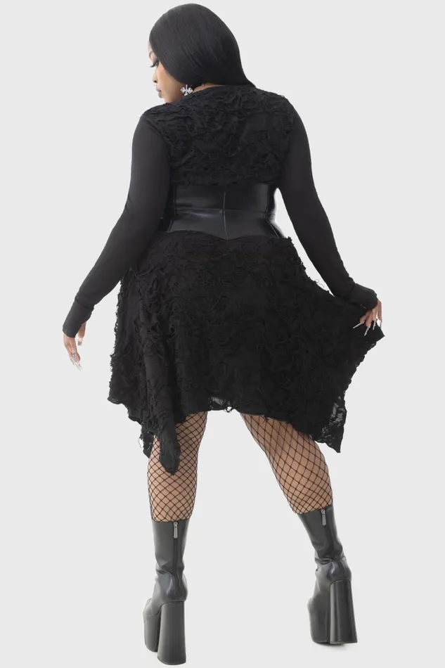 Women Mini Killstar Shadows Hymn Dress